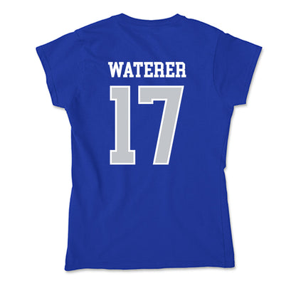 CCSU - NCAA Softball : Lilly Waterer - Soft Style Women’s T-Shirt-1