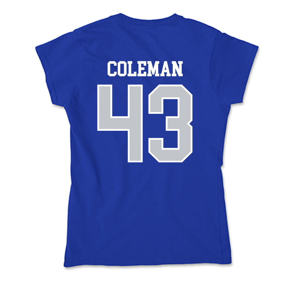 CCSU - NCAA Football : Wayne Coleman - Soft Style Women’s T-Shirt-1