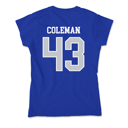 CCSU - NCAA Football : Wayne Coleman - Soft Style Women’s T-Shirt-1