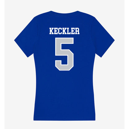 CCSU - NCAA Women's Volleyball : Olivia Keckler - Women's V-Neck T-Shirt-1