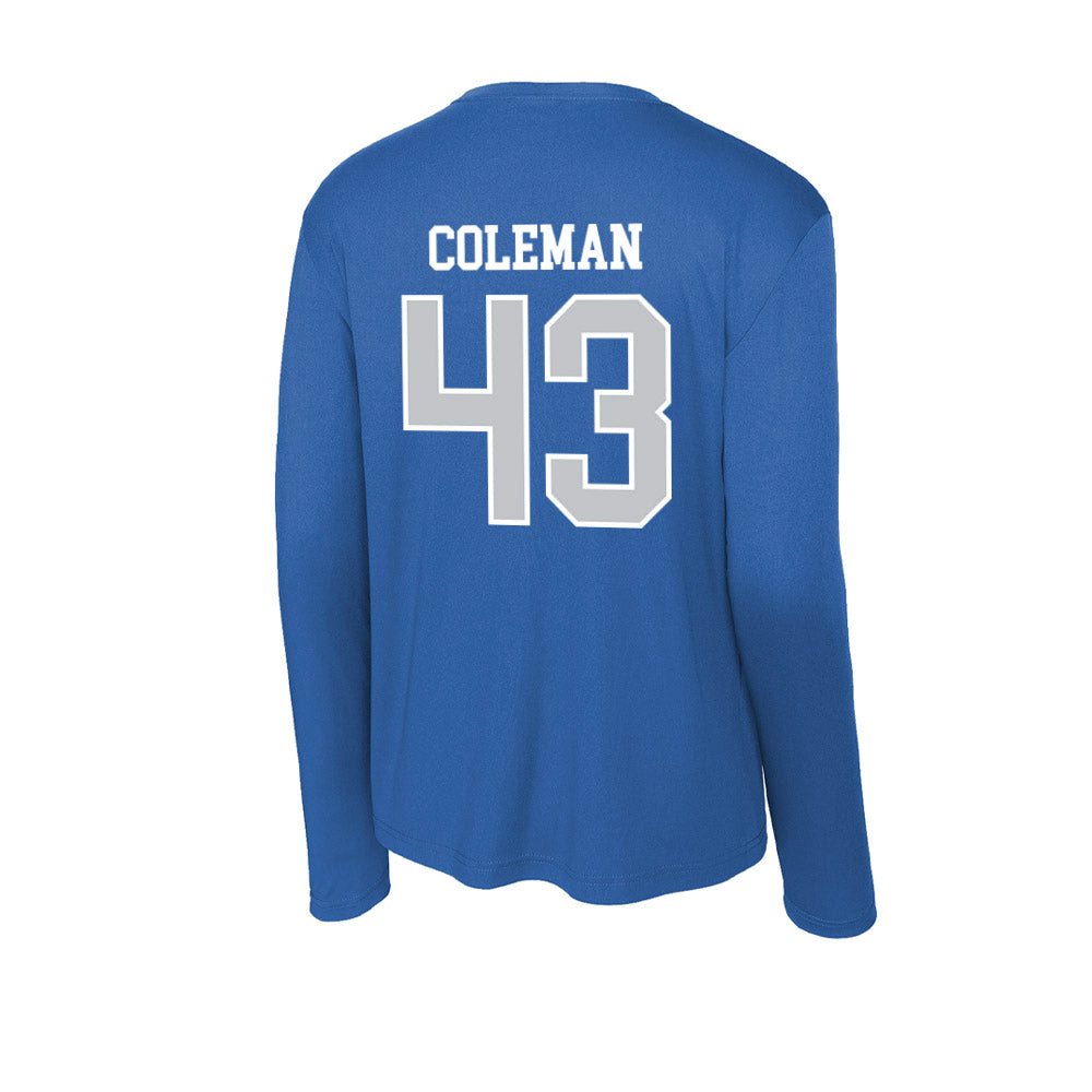 CCSU - NCAA Football : Wayne Coleman - Activewear Long Sleeve T-Shirt-1