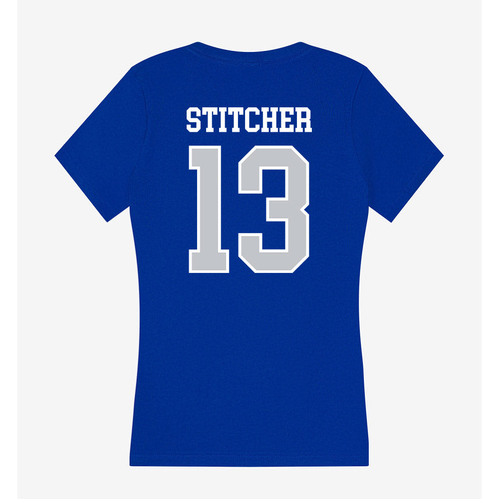 CCSU - NCAA Women's Volleyball : Aubrey Stitcher - Women's V-Neck T-Shirt-1