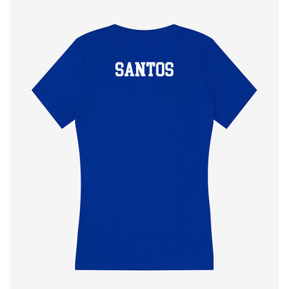 CCSU - NCAA Women's Track & Field : Bella Santos - Women's V-Neck T-Shirt-1