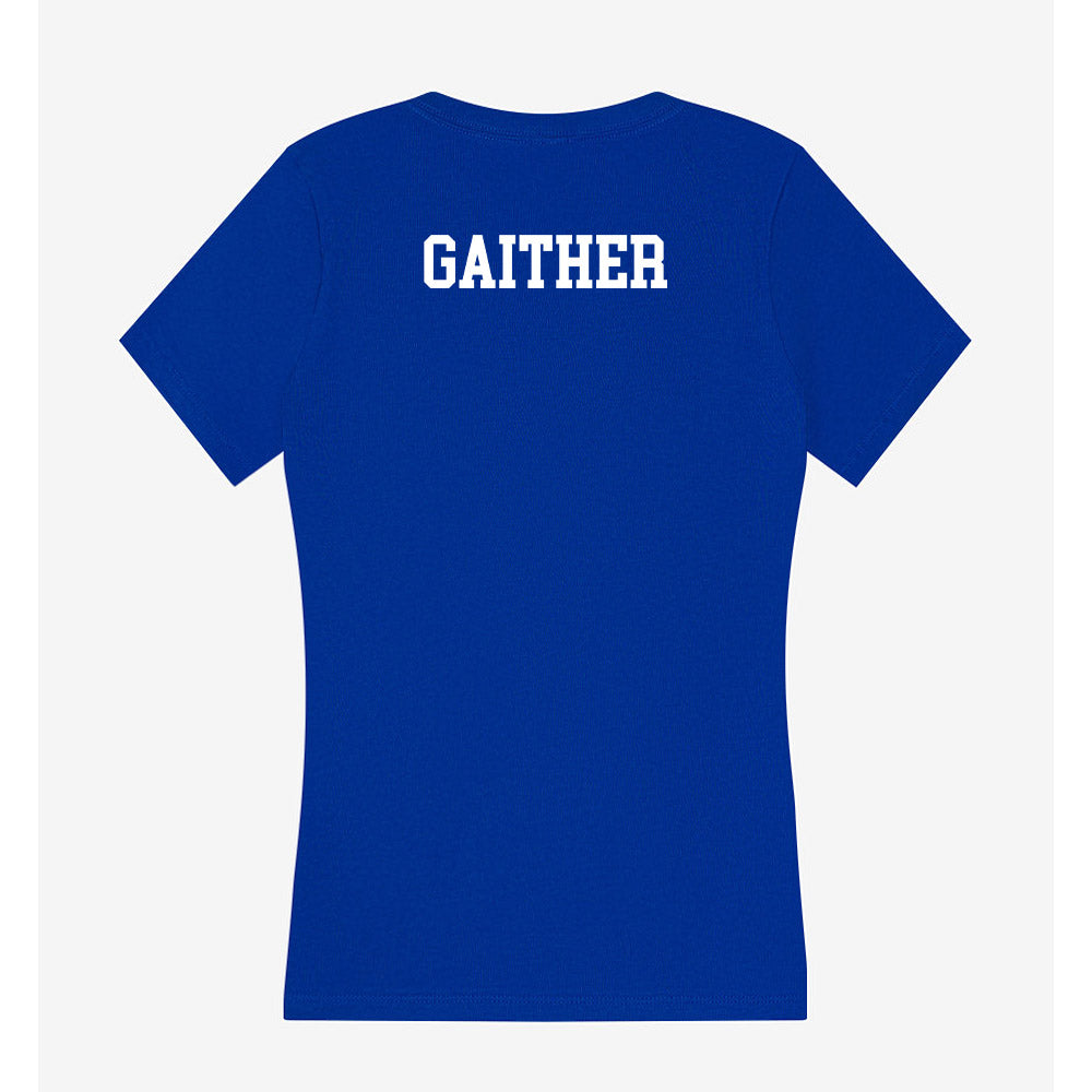 CCSU - NCAA Women's Track & Field : Tatiana Gaither - Women's V-Neck T-Shirt-1