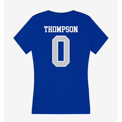 CCSU - NCAA Football : Clifton Thompson - Women's V-Neck T-Shirt-1