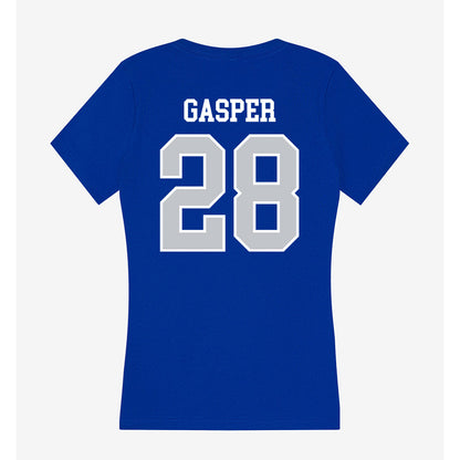 CCSU - NCAA Softball : Stella Gasper - Women's V-Neck T-Shirt-1