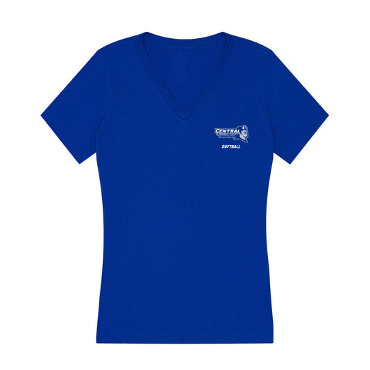 CCSU - NCAA Softball : McKenna Stewart - Women's V-Neck T-Shirt-0