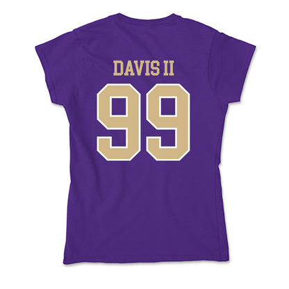 Washington - NCAA Football : Russell Davis II - Soft Style Women’s T-Shirt-1