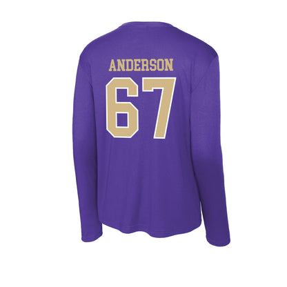 Washington - NCAA Football : Aidan Anderson - Activewear Long Sleeve T-Shirt-1