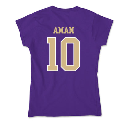 Washington - NCAA Men's Soccer : Richie Aman - Soft Style Women’s T-Shirt-1