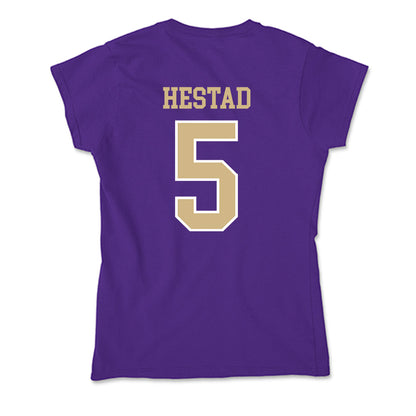 Washington - NCAA Men's Soccer : Asher Hestad - Soft Style Women’s T-Shirt-1