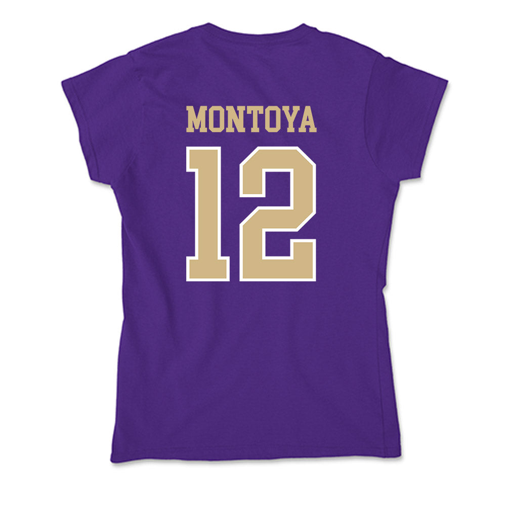 Washington - NCAA Women's Soccer : Maylen Montoya - Soft Style Women’s T-Shirt-1