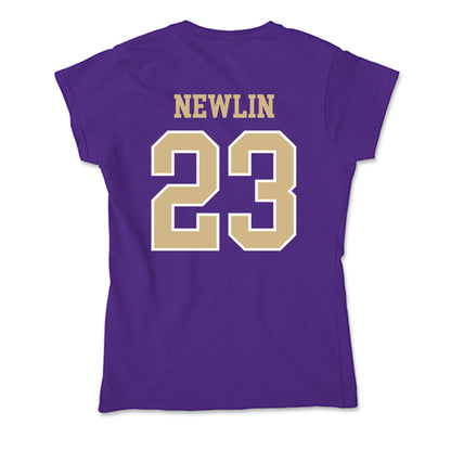 Washington - NCAA Women's Soccer : Lucy Newlin - Soft Style Women’s T-Shirt-1