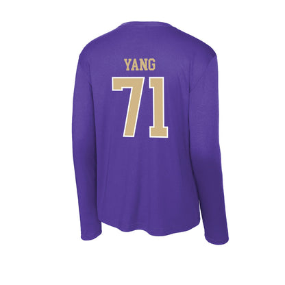 Washington - NCAA Football : Ah Deong Yang - Activewear Long Sleeve T-Shirt-1