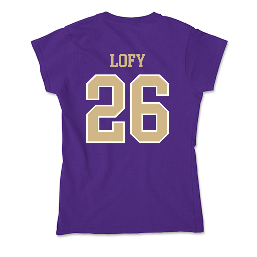 Washington - NCAA Men's Soccer : Connor Lofy - Soft Style Women’s T-Shirt-1