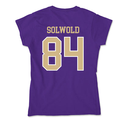 Washington - NCAA Football : Hunter Solwold - Soft Style Women’s T-Shirt-1