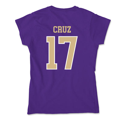 Washington - NCAA Men's Soccer : Cameron Cruz - Soft Style Women’s T-Shirt-1