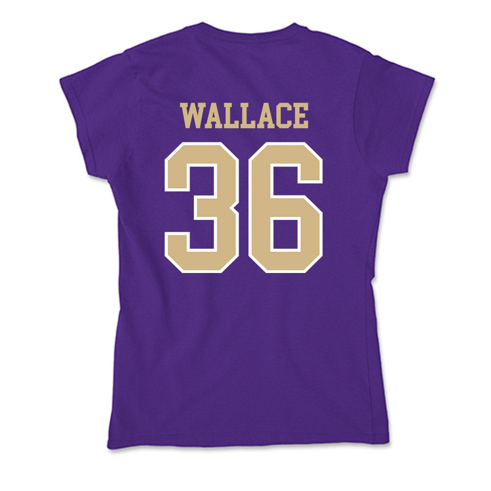 Washington - NCAA Football : CJ Wallace - Soft Style Women’s T-Shirt-1