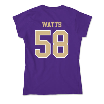 Washington - NCAA Football : Desean Watts - Soft Style Women’s T-Shirt-1