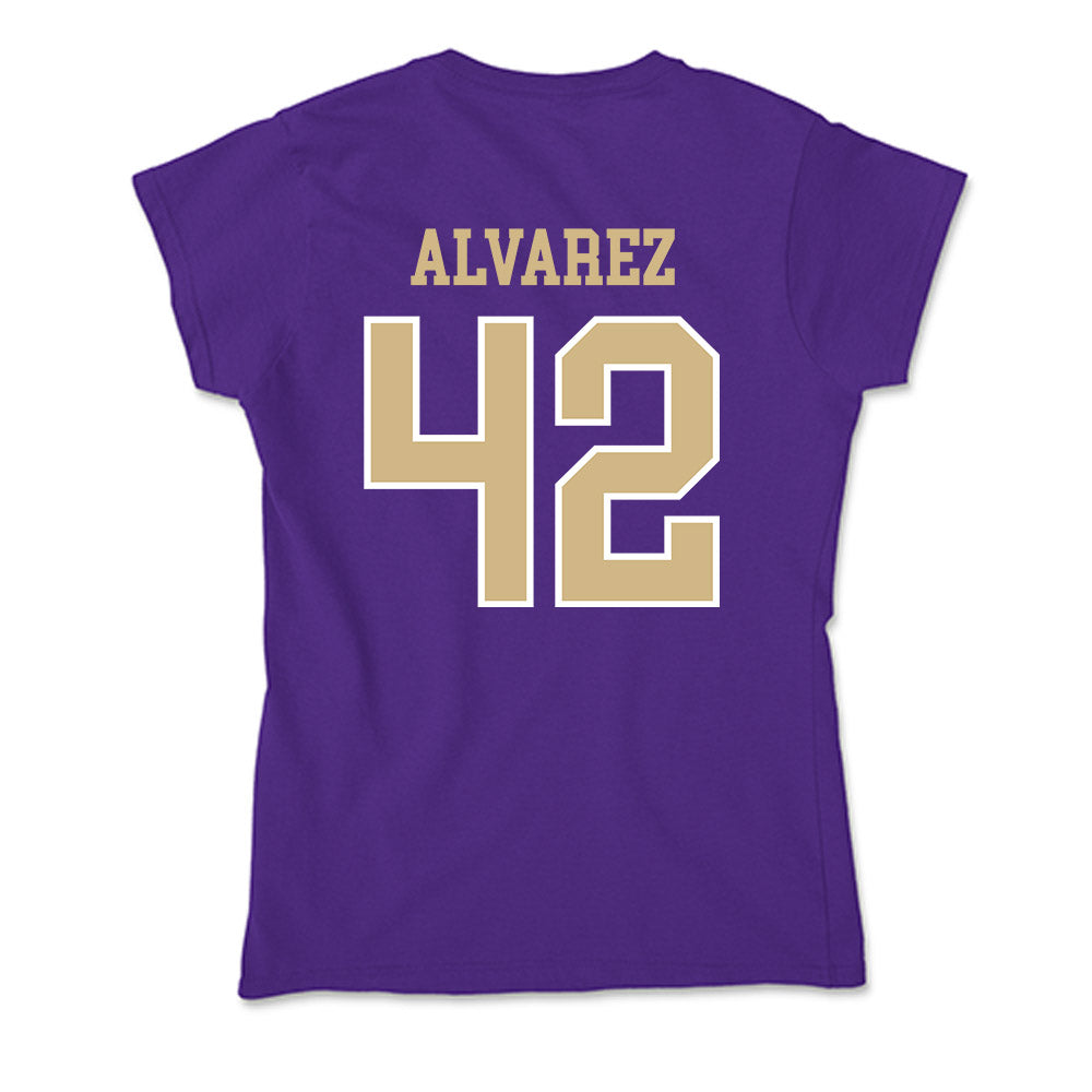 Washington - NCAA Softball : Giselle Alvarez - Soft Style Women’s T-Shirt-1