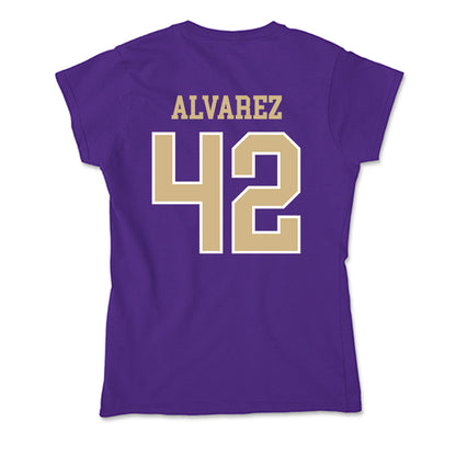 Washington - NCAA Softball : Giselle Alvarez - Soft Style Women’s T-Shirt-1