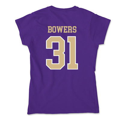 Washington - NCAA Men's Soccer : Brecken Bowers - Soft Style Women’s T-Shirt-1