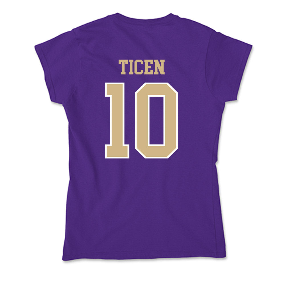 Washington - NCAA Softball : Annika Ticen - Soft Style Women’s T-Shirt-1