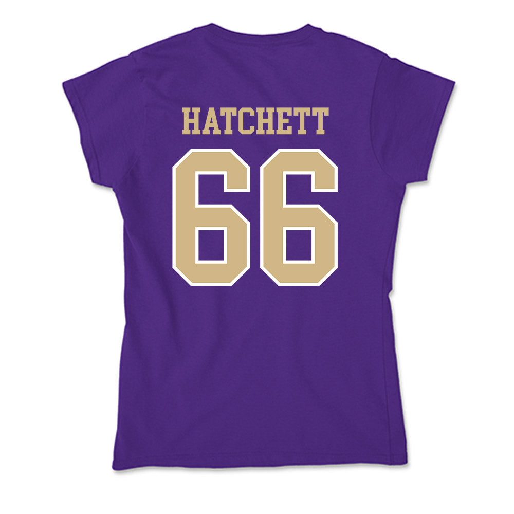 Washington - NCAA Football : Landen Hatchett - Soft Style Women’s T-Shirt-1