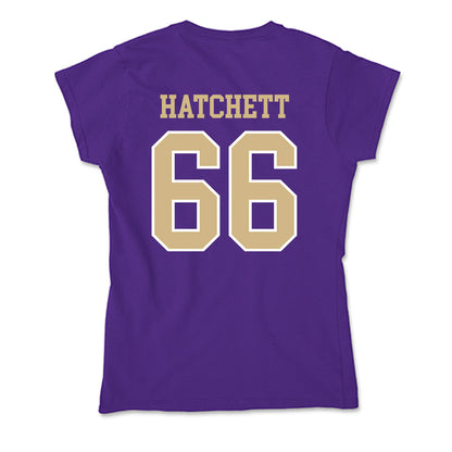 Washington - NCAA Football : Landen Hatchett - Soft Style Women’s T-Shirt-1
