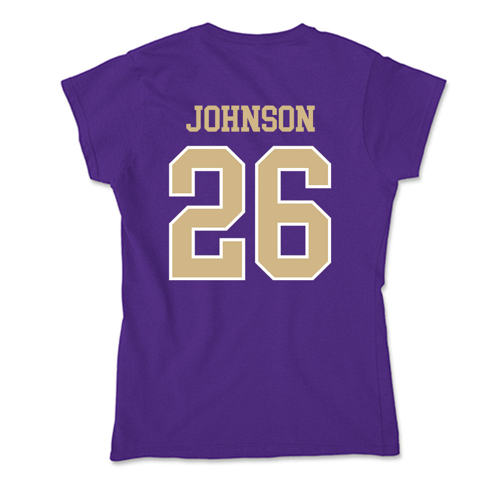 Washington - NCAA Football : Elias Johnson - Soft Style Women’s T-Shirt-1