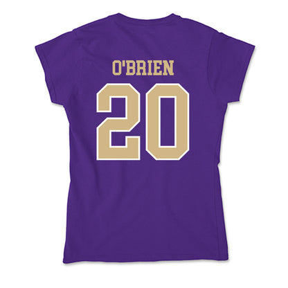 Washington - NCAA Men's Soccer : Nick O'Brien - Soft Style Women’s T-Shirt-1