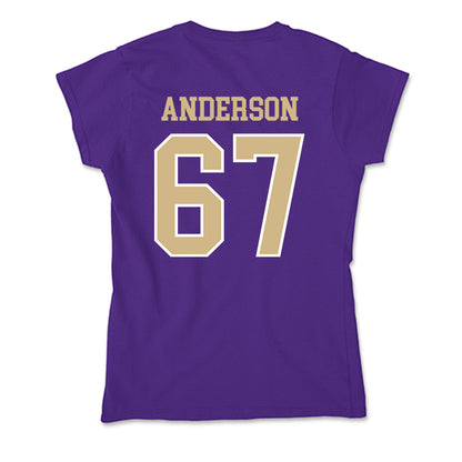 Washington - NCAA Football : Aidan Anderson - Soft Style Women’s T-Shirt-1