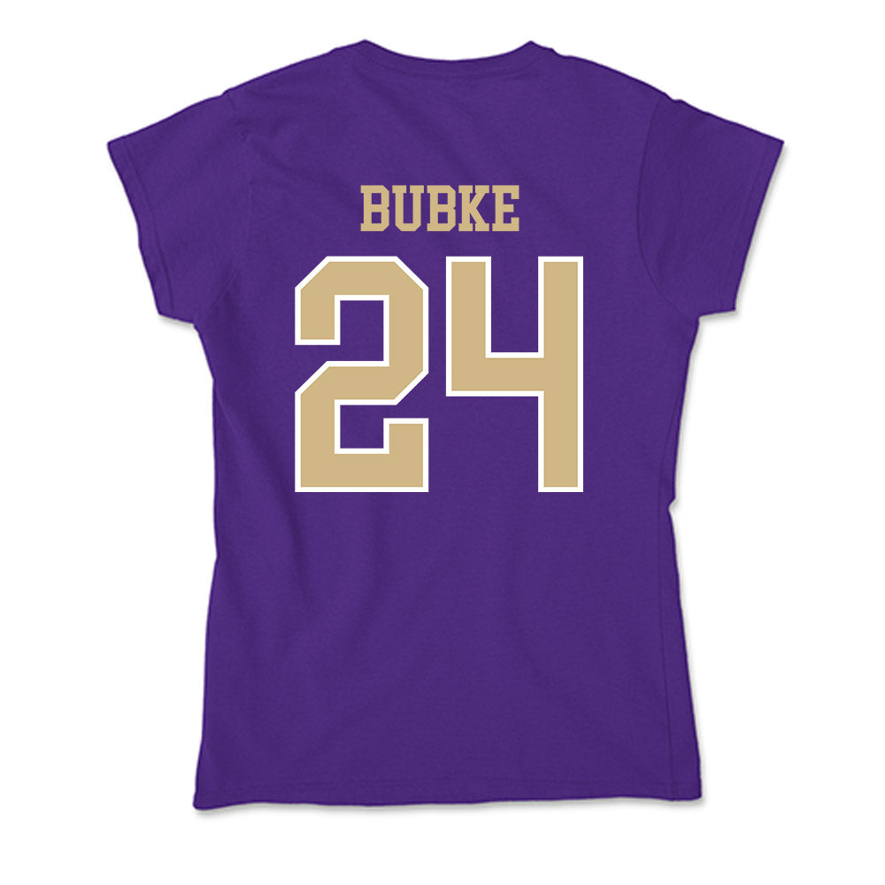 Washington - NCAA Softball : Jade Bubke - Soft Style Women’s T-Shirt-1