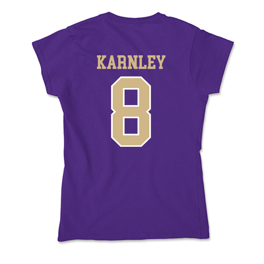 Washington - NCAA Football : Emmanuel Karnley - Soft Style Women’s T-Shirt-1