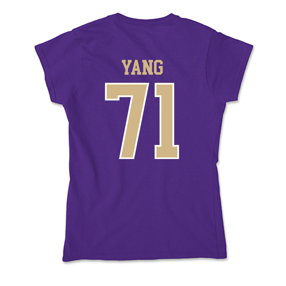 Washington - NCAA Football : Ah Deong Yang - Soft Style Women’s T-Shirt-1