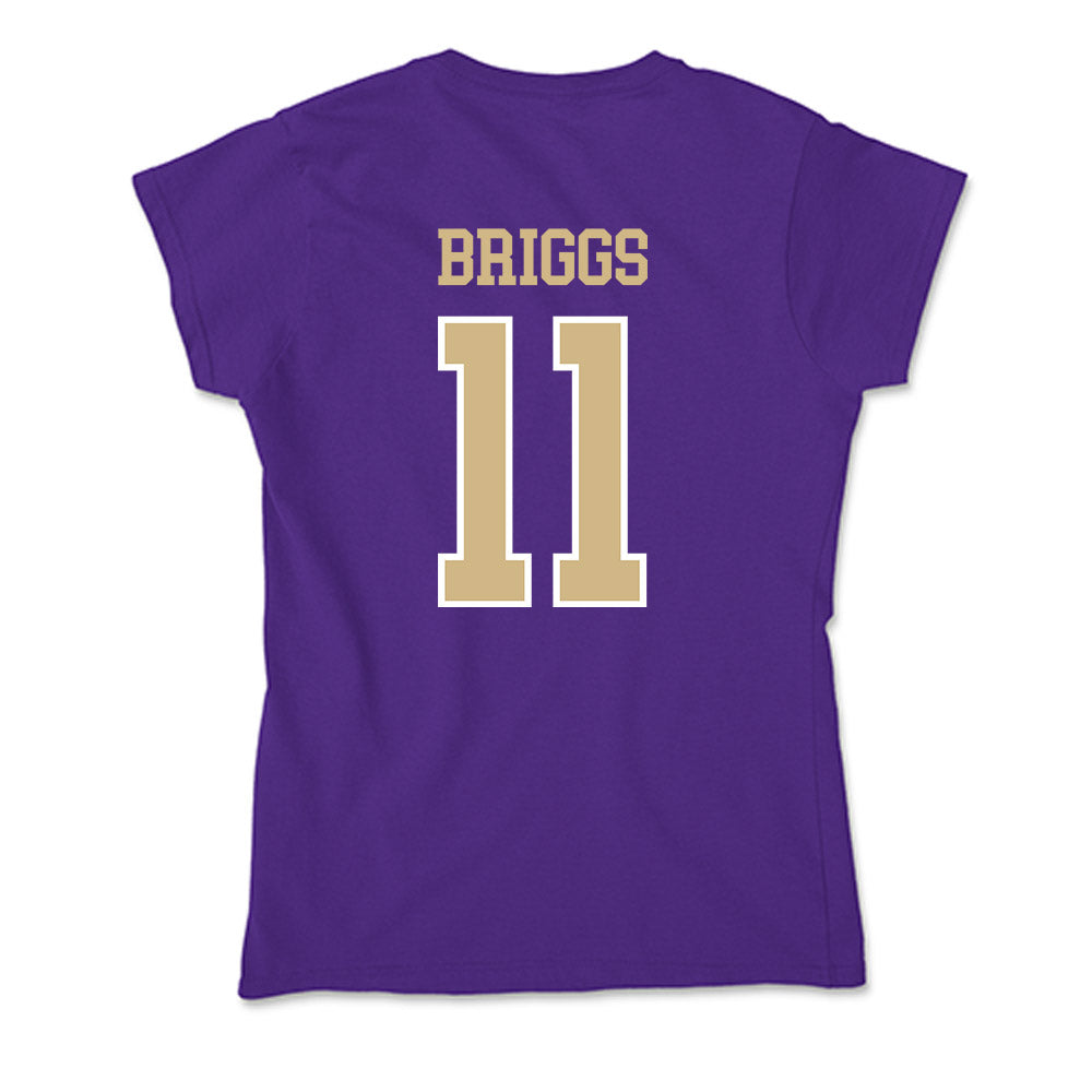 Washington - NCAA Women's Basketball : Chloe Briggs - Soft Style Women’s T-Shirt-1