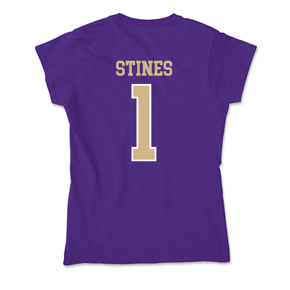 Washington - NCAA Women's Basketball : Hannah Stines - Soft Style Women’s T-Shirt-1