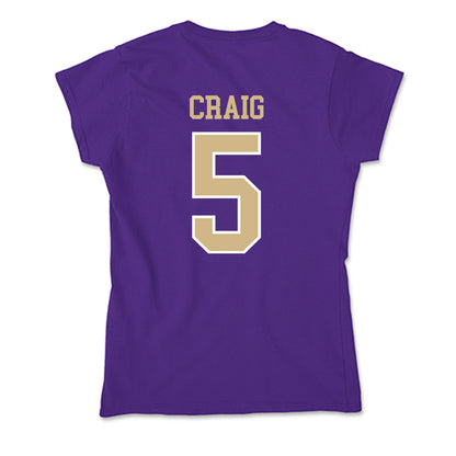 Washington - NCAA Softball : Addie Craig - Soft Style Women’s T-Shirt-1