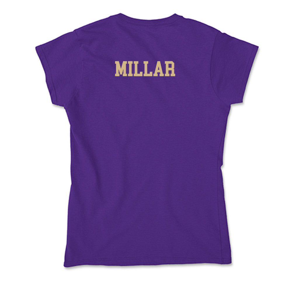 Washington - NCAA Men's Golf : Grady Millar - Soft Style Women’s T-Shirt-1