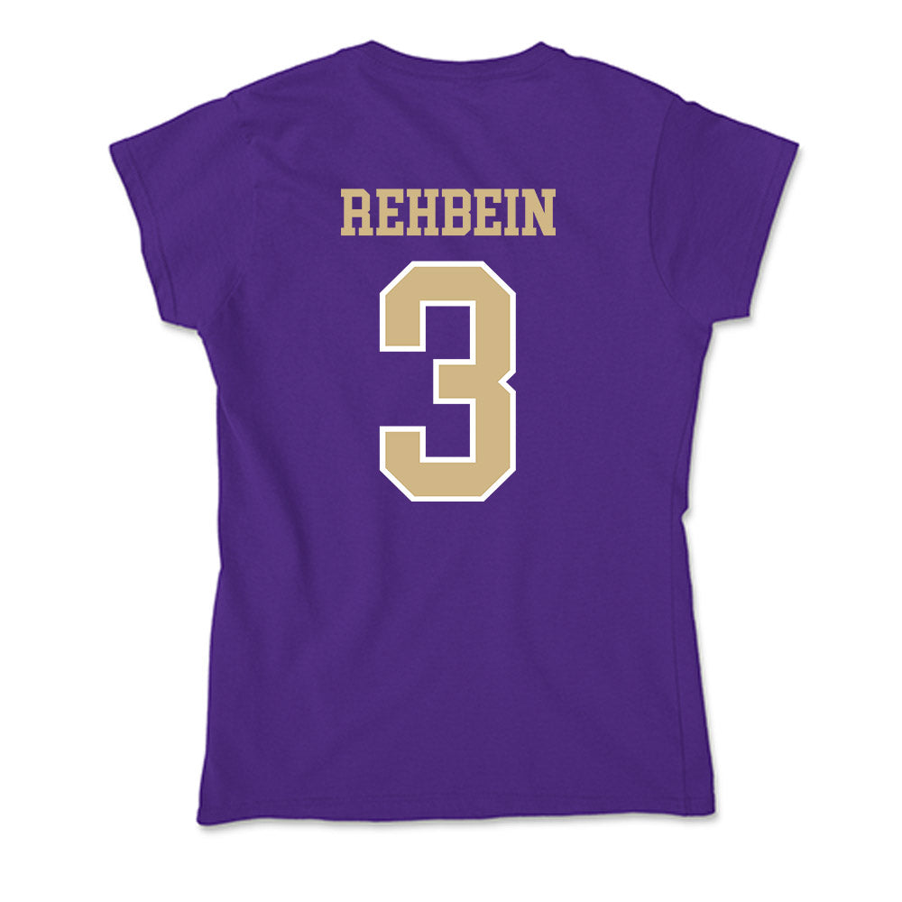 Washington - NCAA Softball : Rylee Rehbein - Soft Style Women’s T-Shirt-1