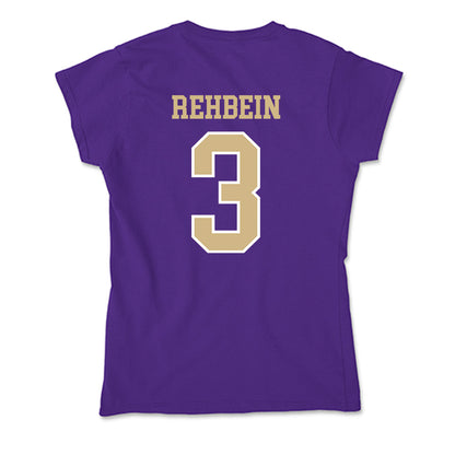 Washington - NCAA Softball : Rylee Rehbein - Soft Style Women’s T-Shirt-1