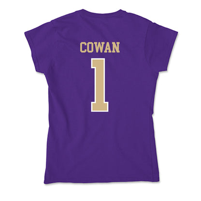 Washington - NCAA Baseball : Ty Cowan - Soft Style Women’s T-Shirt-1