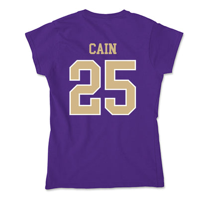 Washington - NCAA Women's Basketball : Nina Cain - Soft Style Women’s T-Shirt-1