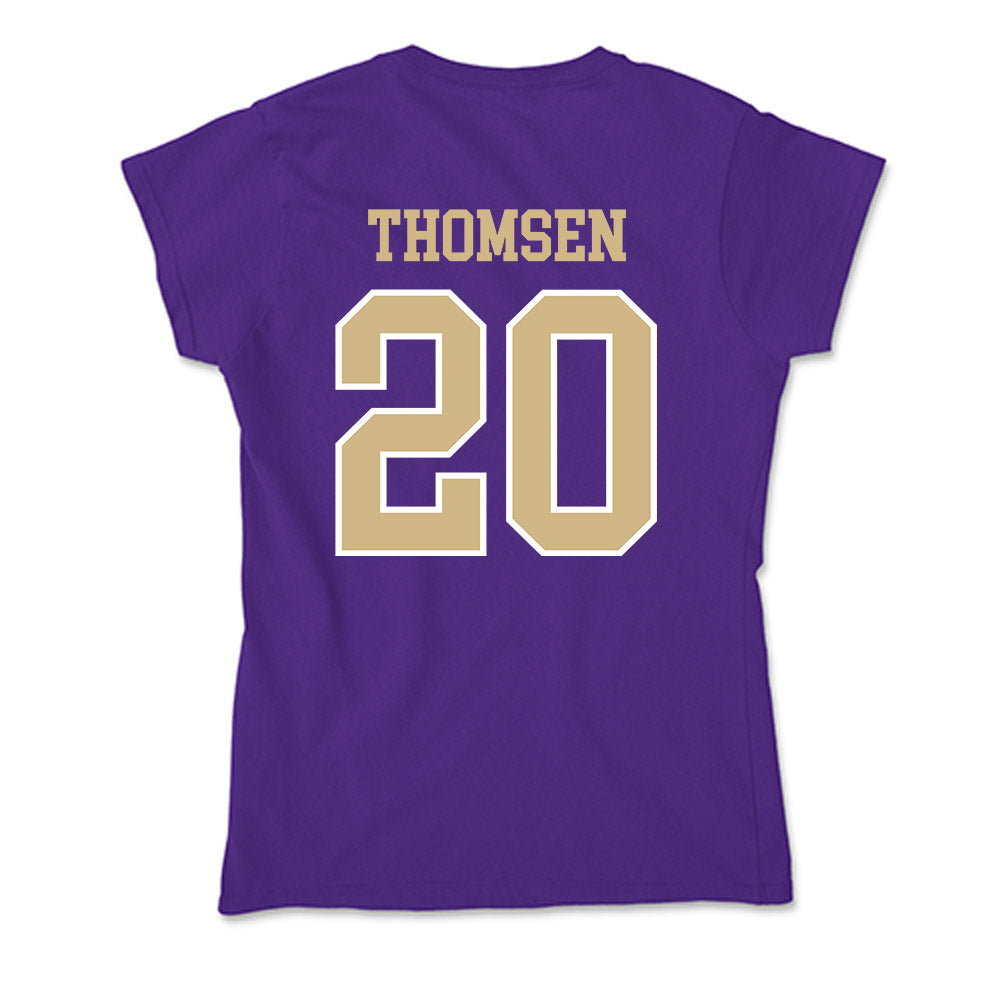 Washington - NCAA Softball : Allie Thomsen - Soft Style Women’s T-Shirt-1
