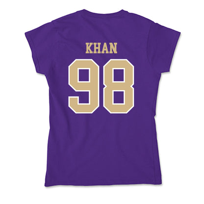 Washington - NCAA Football : Omar Khan - Soft Style Women’s T-Shirt-1
