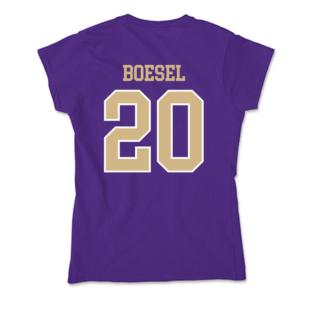 Washington - NCAA Baseball : Carson Boesel - Soft Style Women’s T-Shirt-1