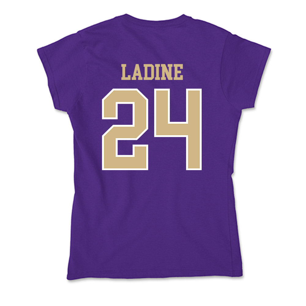 Washington - NCAA Women's Basketball : Elle Ladine - Soft Style Women’s T-Shirt-1