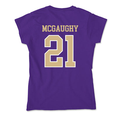 Washington - NCAA Women's Basketball : Brynn McGaughy - Soft Style Women’s T-Shirt-1