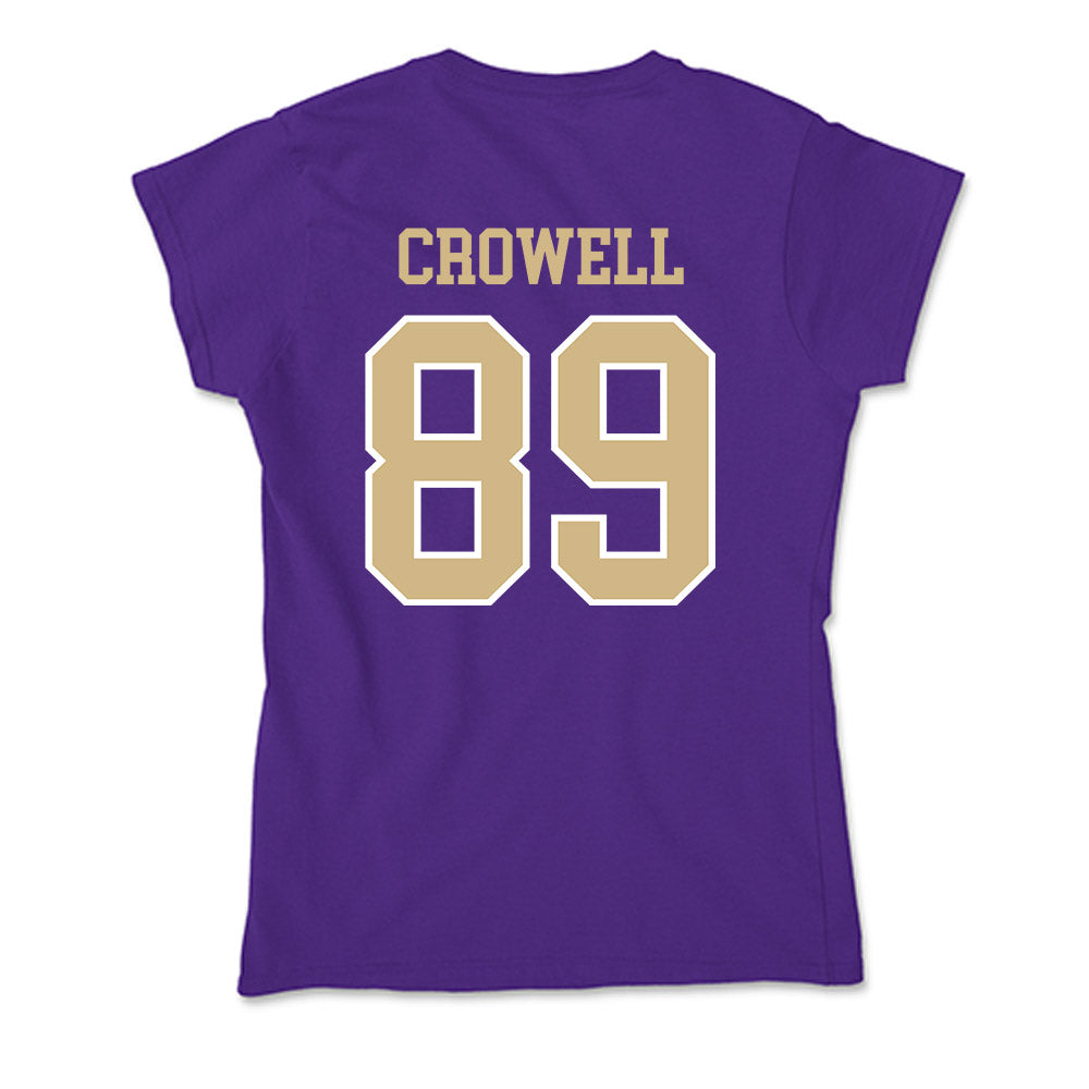 Washington - NCAA Football : Charlie Crowell - Soft Style Women’s T-Shirt-1