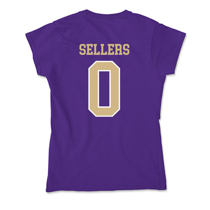 Washington - NCAA Women's Basketball : Sayvia Sellers - Soft Style Women’s T-Shirt-1